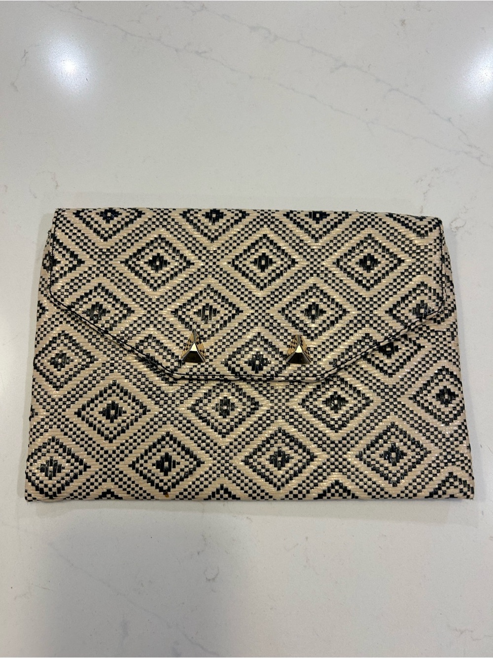Stella & Dot envelope clutch purse.